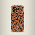 Luxury Brown Sparkle Leopard Print iPhone Case