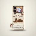 Plush Puppy Phone Case with Mirror Stand – tech (view 1)