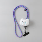 Crying Cloud Beaded Phone Charm Strap – tech (view 1)