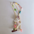 Kawaii Cat Beaded Phone Charm Strap With Colorful Beads – tech (view 1)