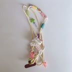 Kawaii Cat Beaded Phone Charm Strap With Colorful Beads – tech (view 1)