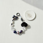 Dopamine Beaded Phone Charm Strap - Black – tech (view 2)