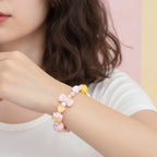 Dopamine Beaded Phone Charm Strap - Pale Yellow – tech (view 3)