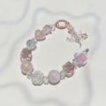 Dopamine Beaded Phone Charm Strap - Pink – tech (view 1)