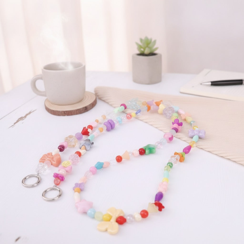 Fashion Beaded Phone Strap Lanyard