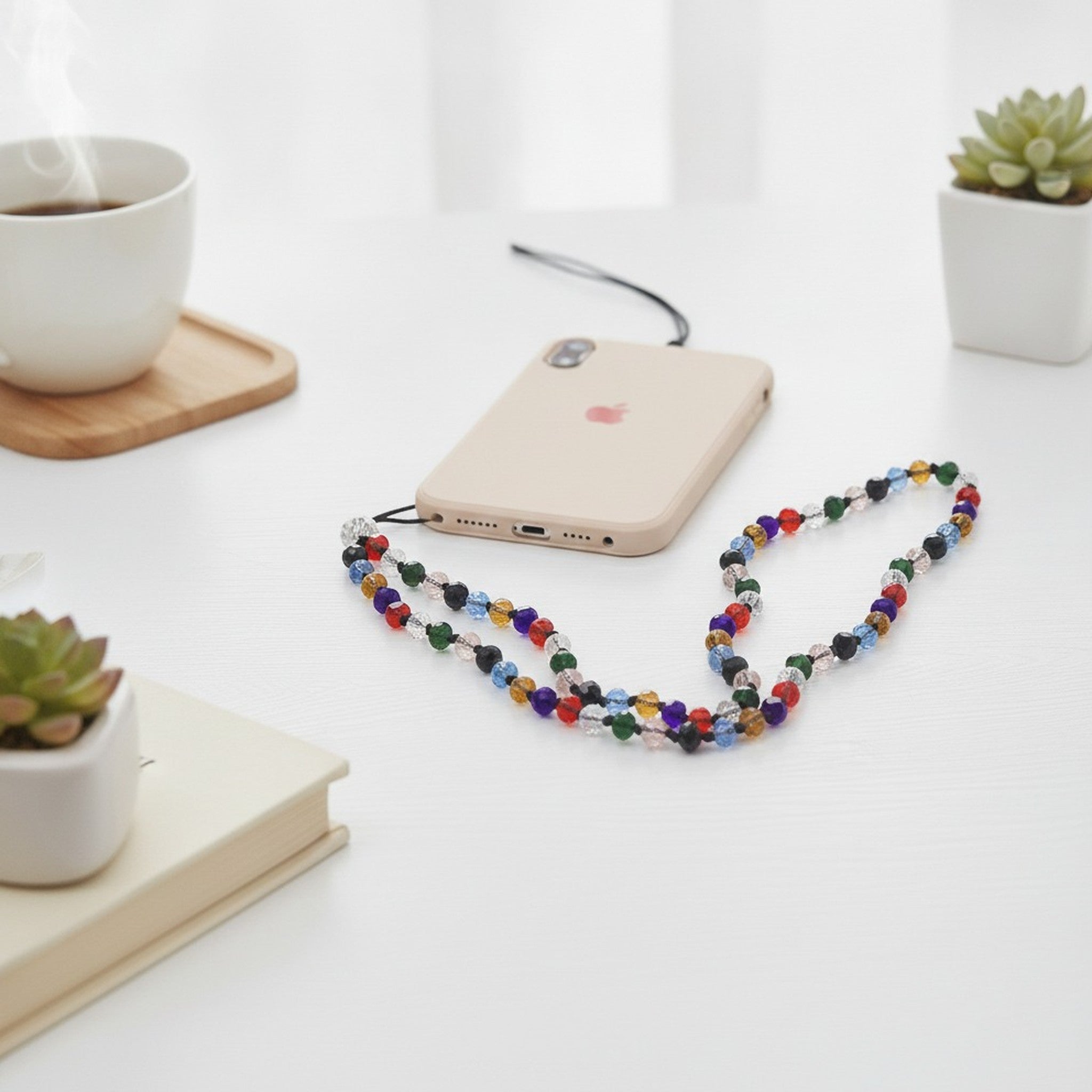 Beaded Phone Lanyard Strap – tech (view 3)
