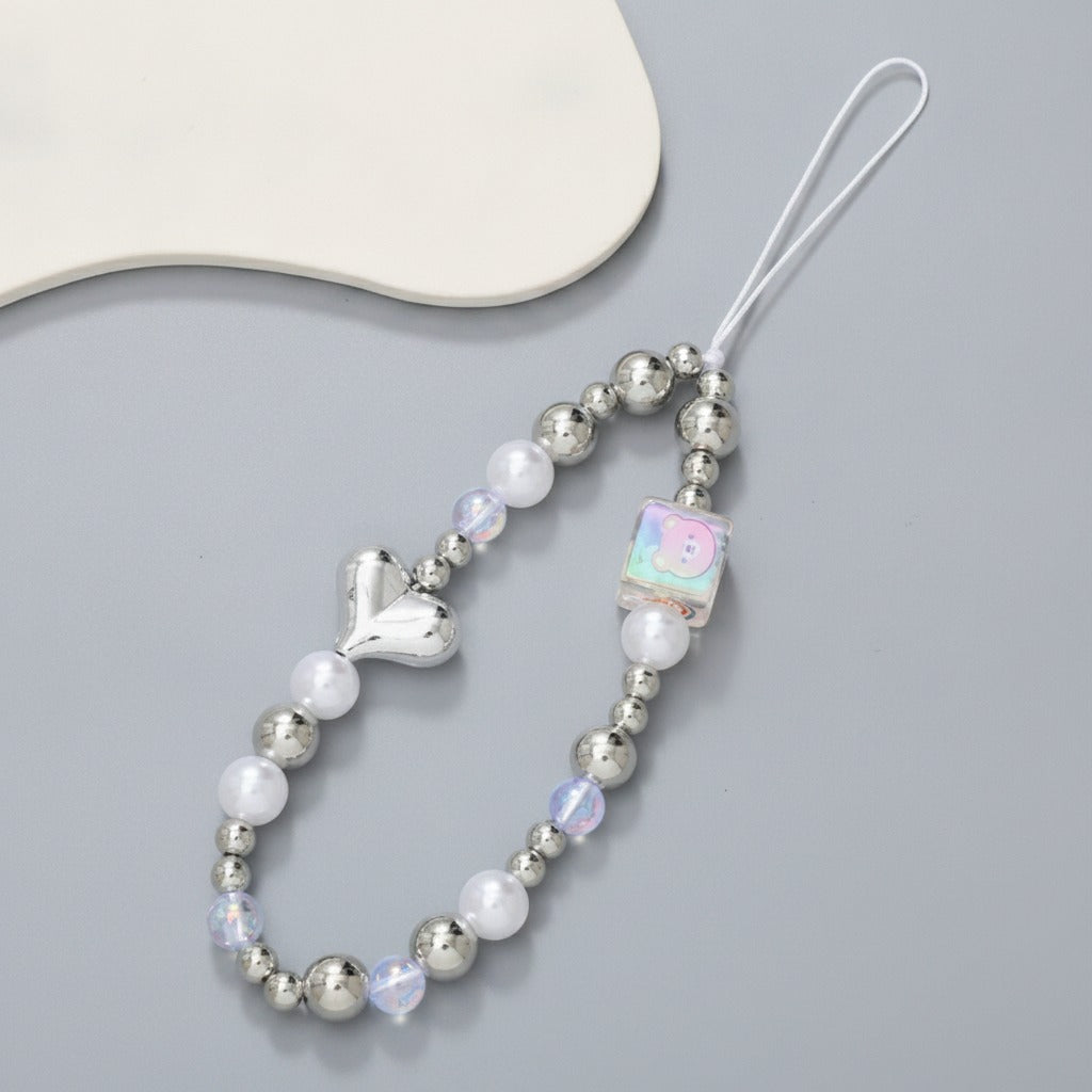 Beaded Phone Charm Strap – tech (view 3)