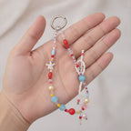 Playful Beaded Ocean Charm Keychain – apparel accessories (view 4)