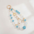 Sparkling Multi-strand Beaded Keychain Charm – jewelry (view 1)