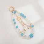Sparkling Multi-strand Beaded Keychain Charm – jewelry (view 1)