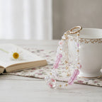 Sparkling Multi-strand Beaded Keychain Charm – jewelry (view 3)