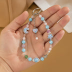 Colorful Aesthetic Beaded Bag Keychain Charm – bags & wallets (view 3)