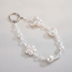 Pearlescent Beaded Phone Charm with Charms – jewelry (view 1)