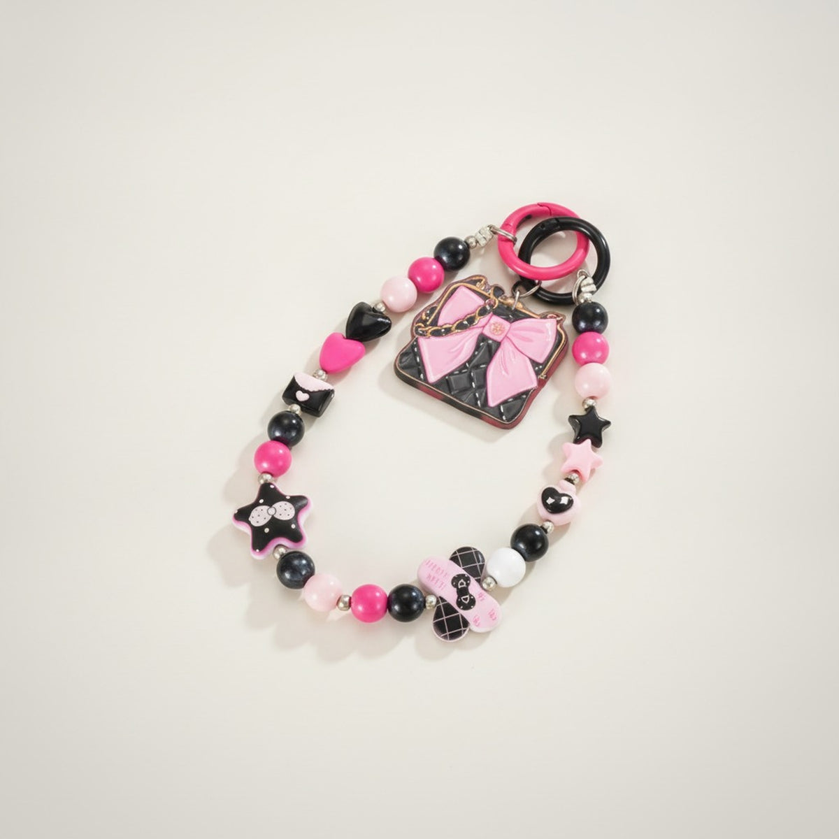 Decorative Quilted Purse Charm Chain – jewelry (view 2)
