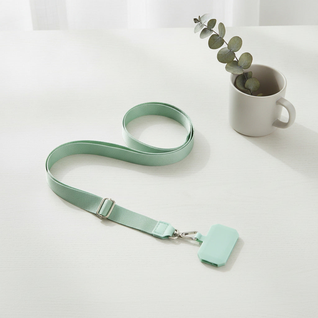 Adjustable Phone Neck Strap - Matcha – tech (view 2)