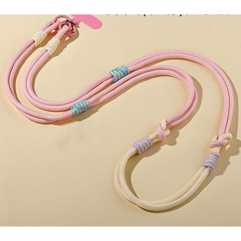 3 In 1 Phone Lanyard Cartoon Charm - Beige – tech
