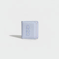 Lavender Puffy Cloud Embroidered Bi-Fold Wallet