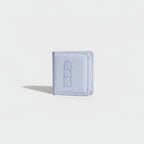 Lavender Puffy Cloud Embroidered Bi-Fold Wallet