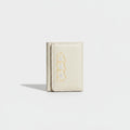 Cream Puppy Outline Trifold Card Wallet