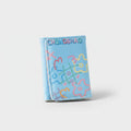 Blue Tic-Tac-Toe Star Card Holder Wallet