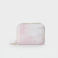 Pastel Pink Tie-Dye Zip Wallet