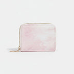 Pastel Pink Tie-Dye Zip Wallet – bags & wallets (view 1)