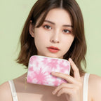 Pastel Pink Tie-Dye Zip Wallet – bags & wallets (view 2)