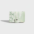 Sage Floral Linen Cardholder Wallet With Snap Closure – bags & wallets (view 1)