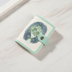 Succulent Plant Floral Mint Card Holder Wallet – bags & wallets (view 2)