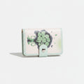Succulent Plant Floral Mint Card Holder Wallet – bags & wallets (view 1)