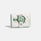 Succulent Plant Floral Mint Card Holder Wallet – bags & wallets (view 1)