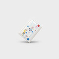 Cute Cartoon Character Tri-Fold Wallet With Colorful Balloons