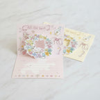 Floral Pop-Up Greeting Cards With Ribbon Bow – stationery (view 2)