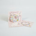 Floral Pop-Up Greeting Cards With Ribbon Bow – stationery (view 1)