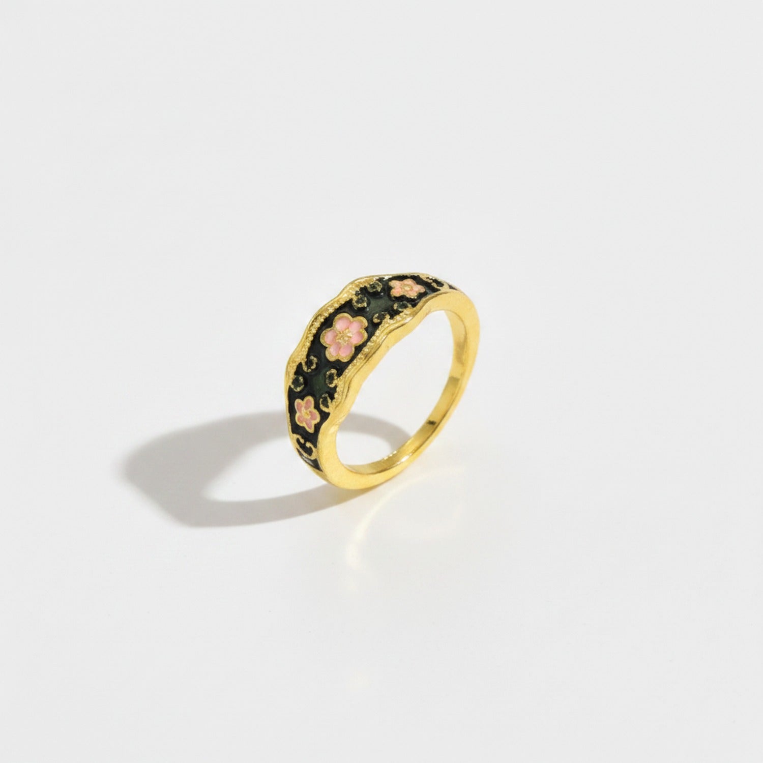 Gold Butterfly Flower Ring Set Collection