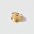 Gold Chunky Dome Cuff Ring – jewelry (view 1)