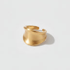 Gold Chunky Dome Cuff Ring – jewelry (view 1)