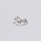 Butterfly Charm Rhinestone Silver Ring – jewelry (view 1)