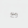 Pearl and Rhinestone Cluster Ring Set
