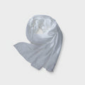 White Lightweight Chiffon Infinity Scarf Wrap
