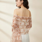 Floral Lightweight Chiffon Scarf Wrap