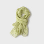 Sage Polka Dot Lightweight Scarf Wrap