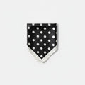 Bow Hair Clip Scarf - Pink Polka Dot