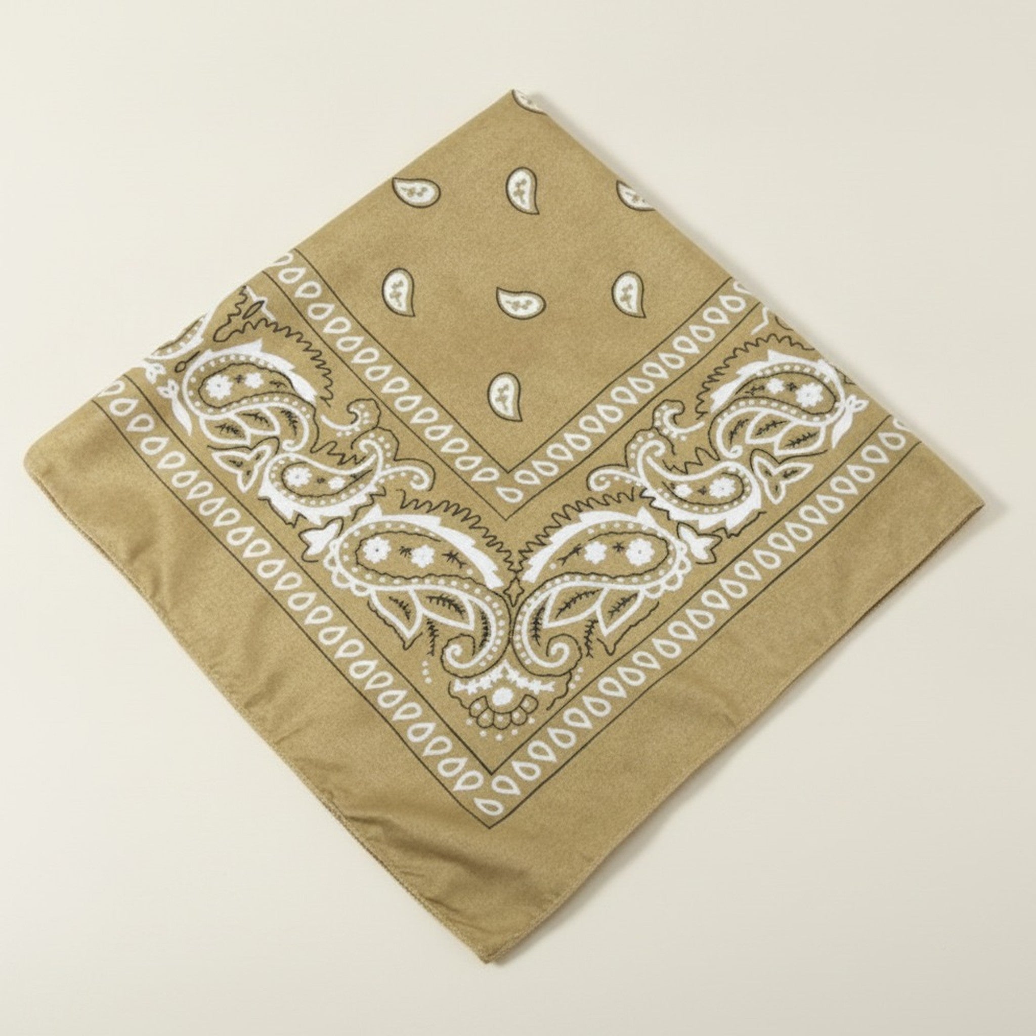 Classic Paisley Pattern Bandana Scarf – scarves & belts (view 4)