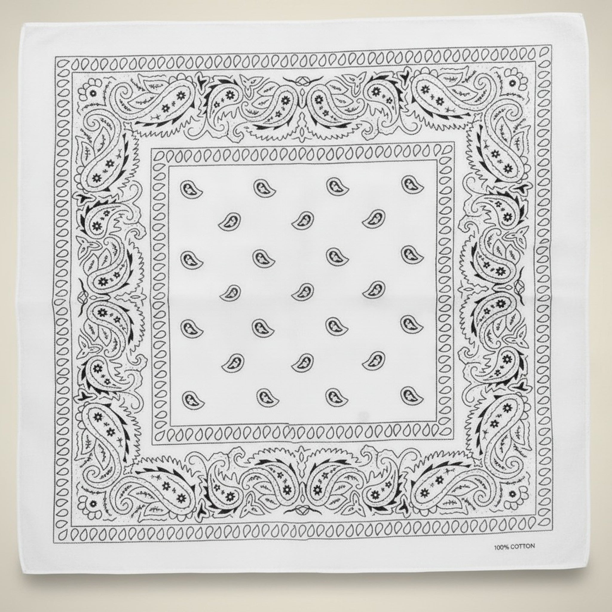 Classic Paisley Pattern Bandana Scarf – scarves & belts (view 8)