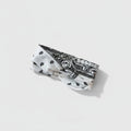 Bandana Paisley Print Hair Wrap Headband - White – hair accessories (view 1)
