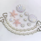 Starfish Shell Pearl Shoe Charm Set – apparel accessories (view 1)