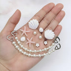 Starfish Shell Pearl Shoe Charm Set – apparel accessories (view 3)