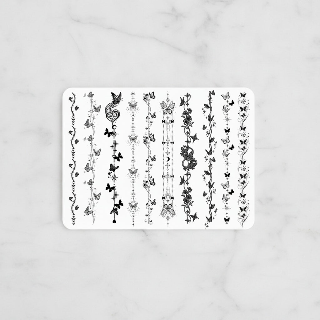 Butterfly Dream Temporary Tattoo Sheet Set – stationery (view 2)