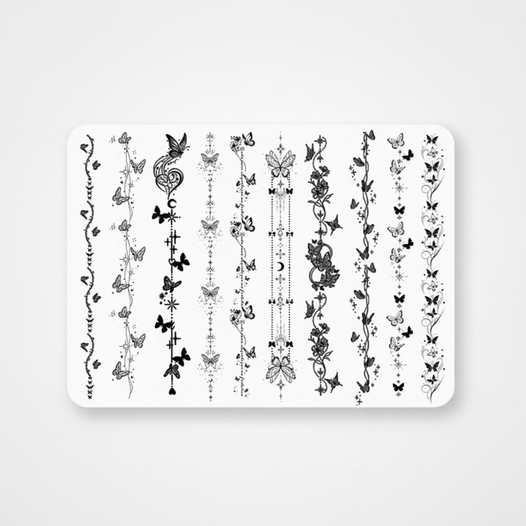 Butterfly Dream Temporary Tattoo Sheet Set – stationery (view 1)